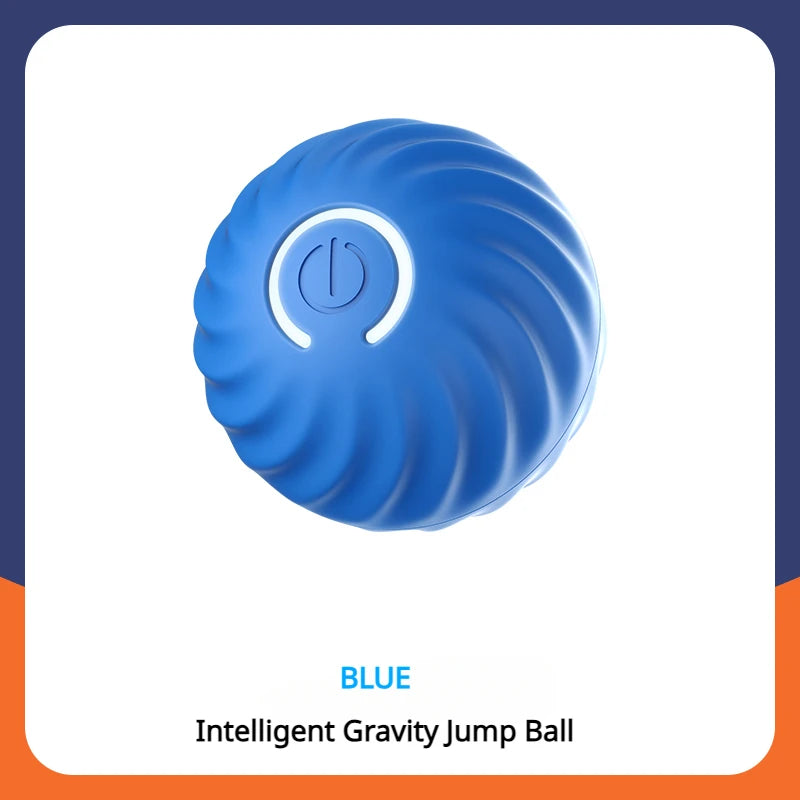 Smart Electric Jumping Ball Toy – USB Rechargeable Automatic Interactive Dog & Cat Toy