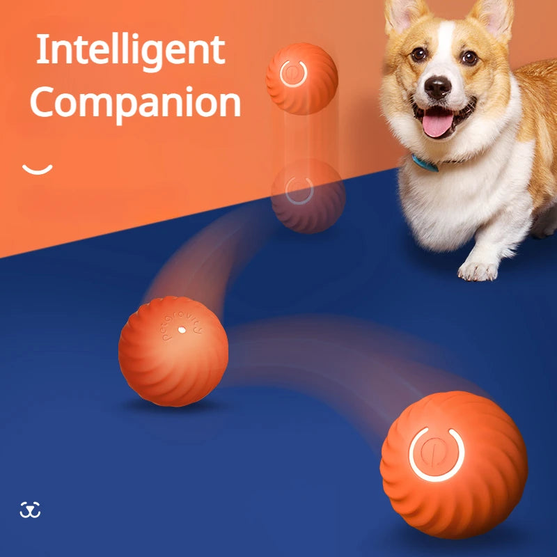 Smart Electric Jumping Ball Toy – USB Rechargeable Automatic Interactive Dog & Cat Toy