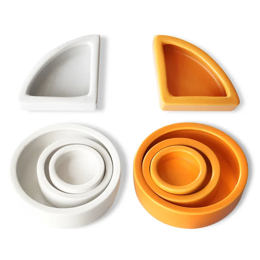 Reptile Water & Food Bowl – Anti-Escape Ceramic Pet Dish for Lizards & Bearded Dragons