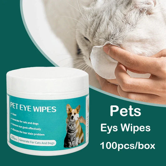 Dog & Cat Eye Cleaning Wipes – Tear Stain Remover