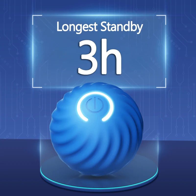 Smart Electric Jumping Ball Toy – USB Rechargeable Automatic Interactive Dog & Cat Toy