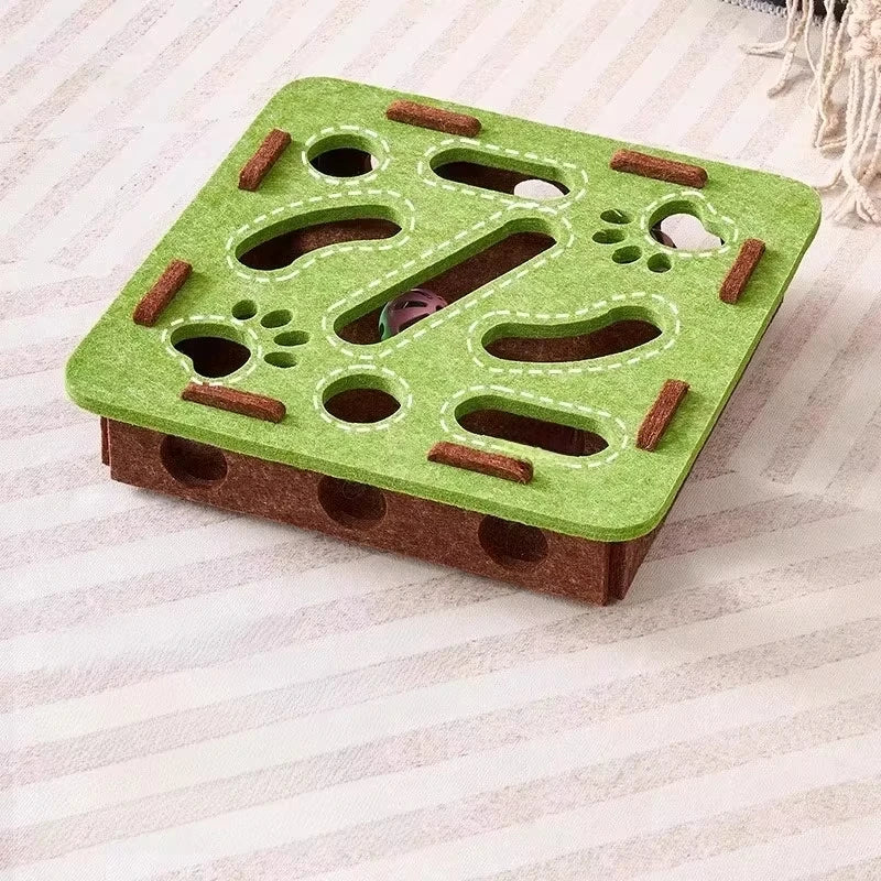 Interactive Cat Puzzle Box – Exercise & Play Toy
