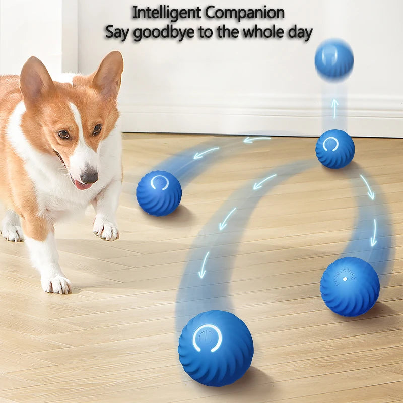 Smart Electric Jumping Ball Toy – USB Rechargeable Automatic Interactive Dog & Cat Toy