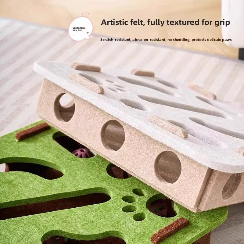 Interactive Cat Puzzle Box – Exercise & Play Toy