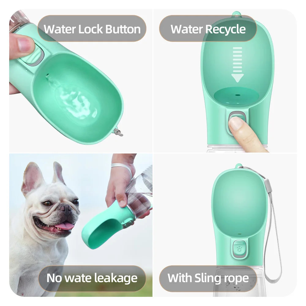 Portable Dog Water Bottle – Leakproof Pet Travel Bottle