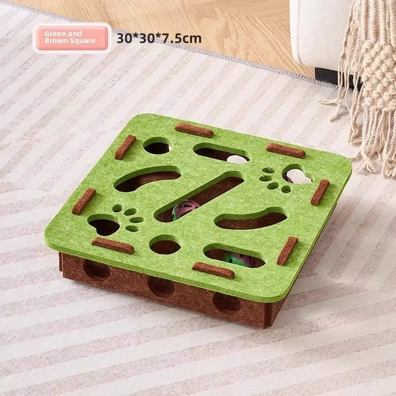 Interactive Cat Puzzle Box – Exercise & Play Toy