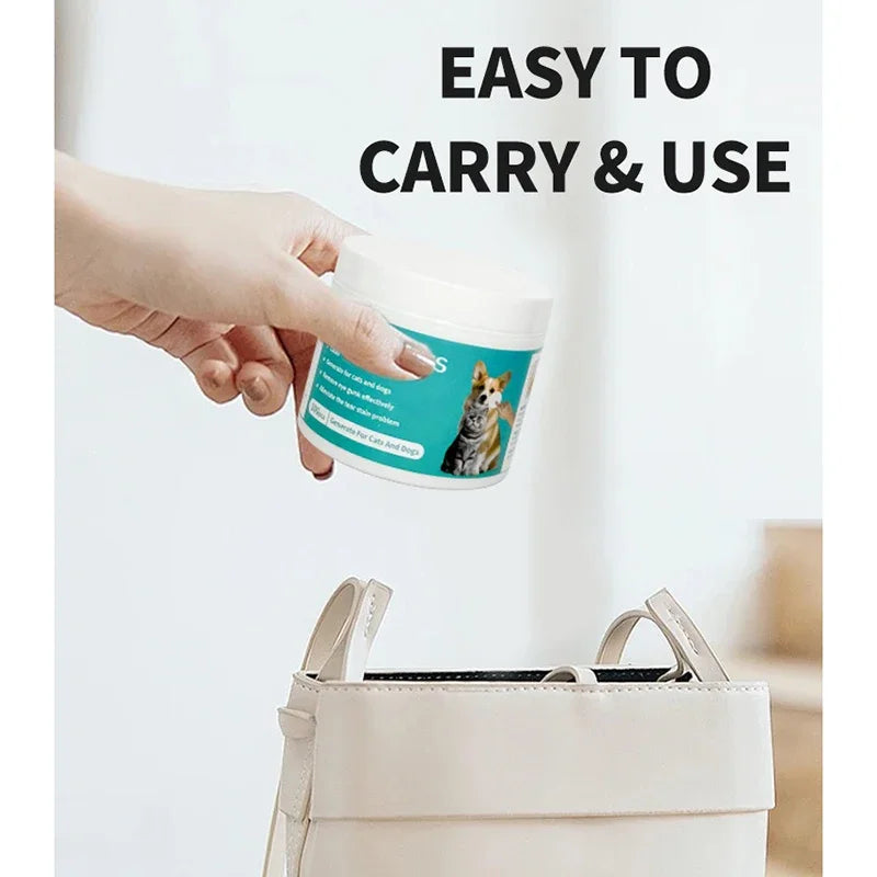 Dog & Cat Eye Cleaning Wipes – Tear Stain Remover