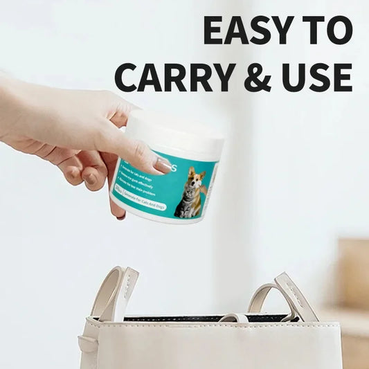 Dog & Cat Eye Cleaning Wipes – Tear Stain Remover