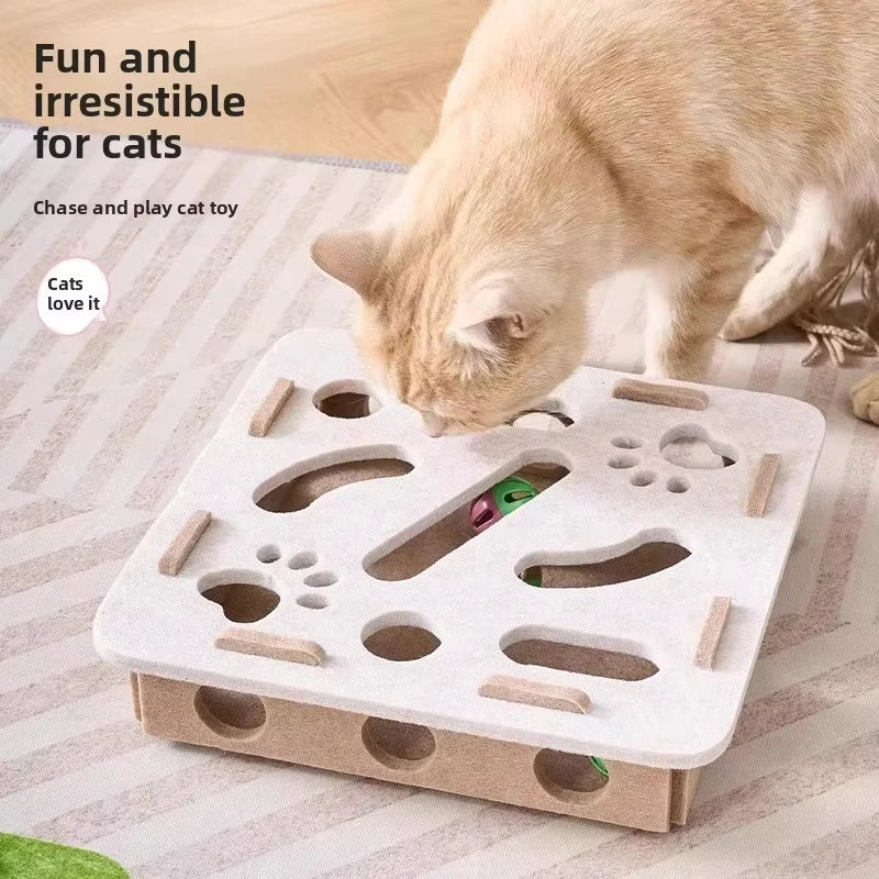 Interactive Cat Puzzle Box – Exercise & Play Toy