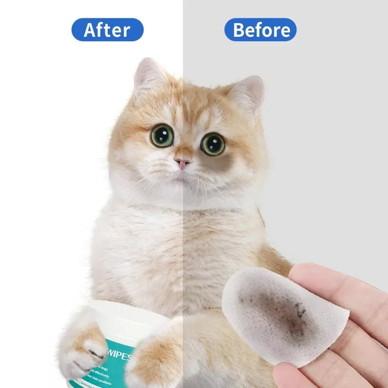 Dog & Cat Eye Cleaning Wipes – Tear Stain Remover